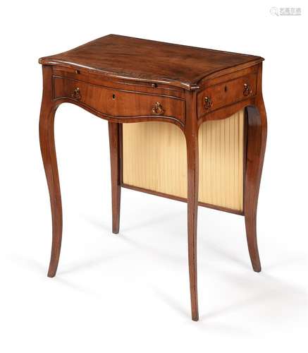 A GEORGE III MAHOGANY WORK TABLE, CIRCA 1800