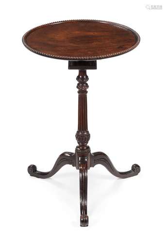 A GEORGE III MAHOGANY 'BIRD CAGE' TRIPOD TABLE, CIRCA 1770