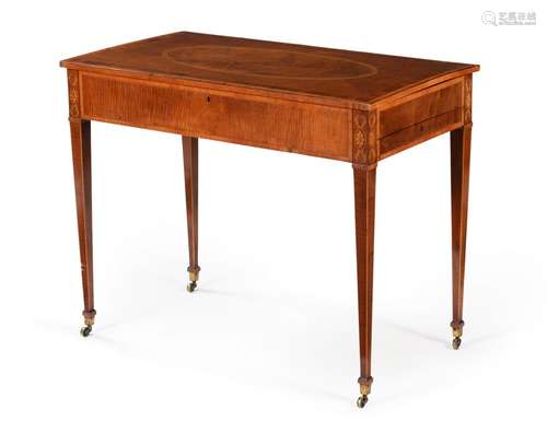 Y A GEORGE III HAREWOOD AND GONCALO ALVES DRESSING TABLE, CI...