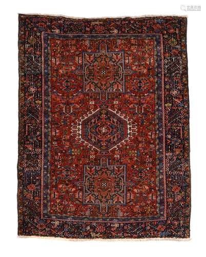 A HERIZ RUG, approximately 194 x 146cm