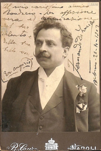 Fernando De Lucia (Napoli 1860 â€“ Napoli 1925)