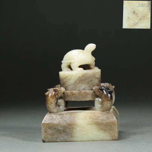 Hetian jade seal, Han Dynasty