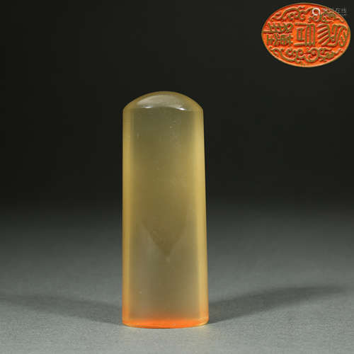 Citrine Seal, Qing Dynasty, China