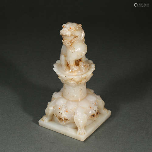 Hetian jade lion aromatherapy, China