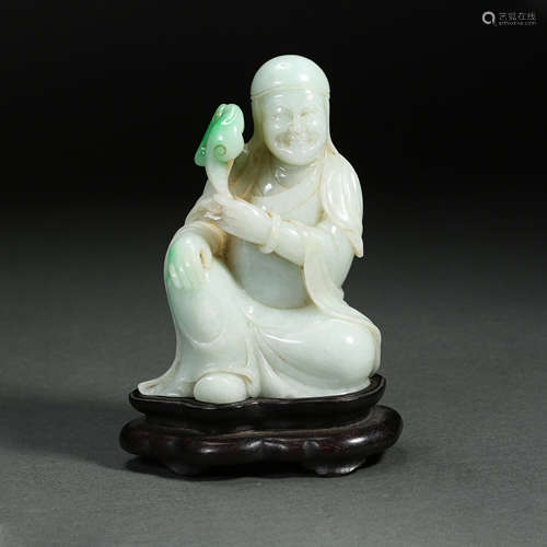 Emerald Seated Buddha, Qing Dynasty, China