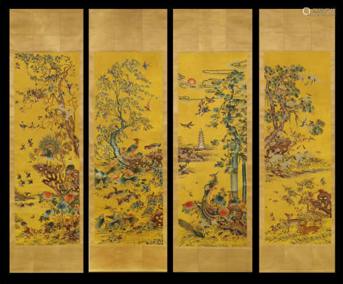 Kesi Screen(4), Qing Dynasty, China