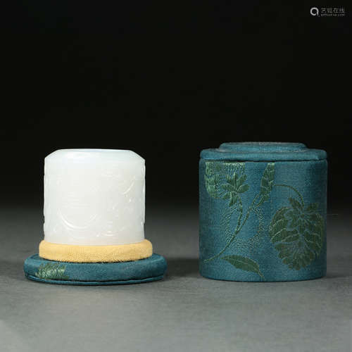 Hetian jade Thumb ring, Qing Dynasty, China