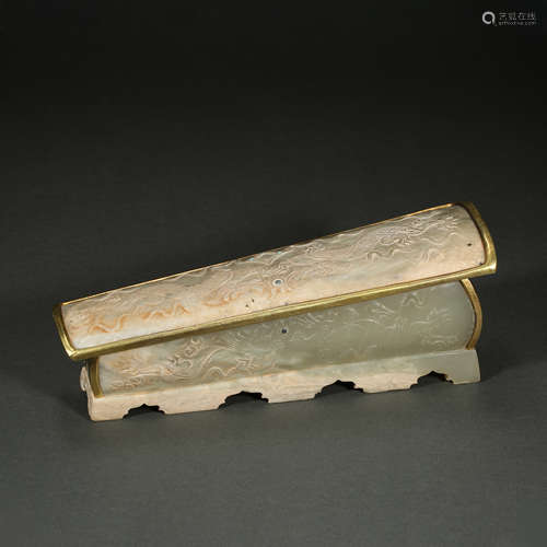 Hetian jade coffin