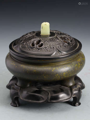 Chinese Copper Incense Burner