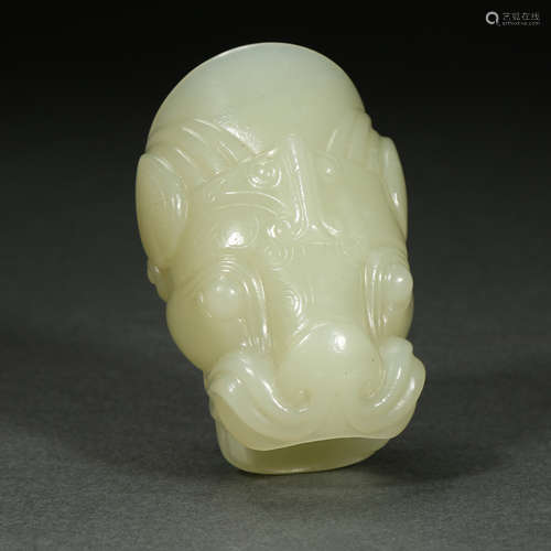 Hetian jade Thumb ring, Qing Dynasty, China