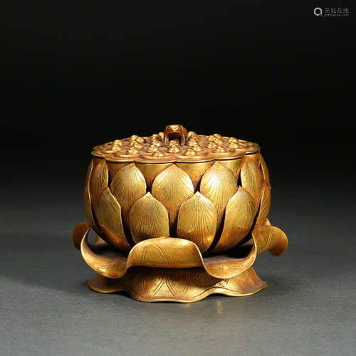 Gilt Pot, Qing Dynasty, China