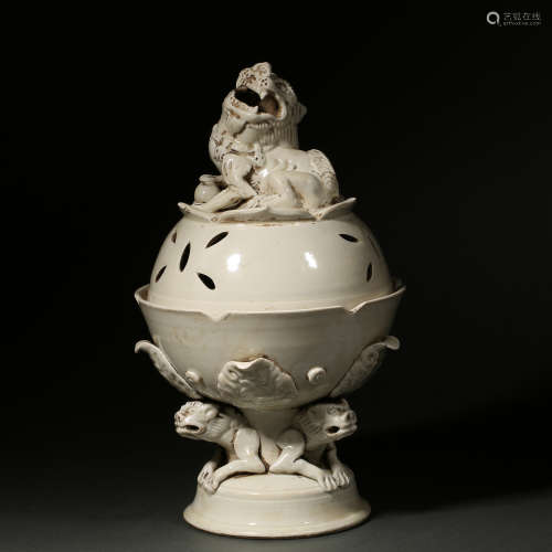 Ding ware aromatherapy roar, Liao and Jin period of China