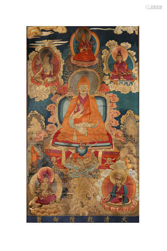 QING DYNASTY, THANGKA