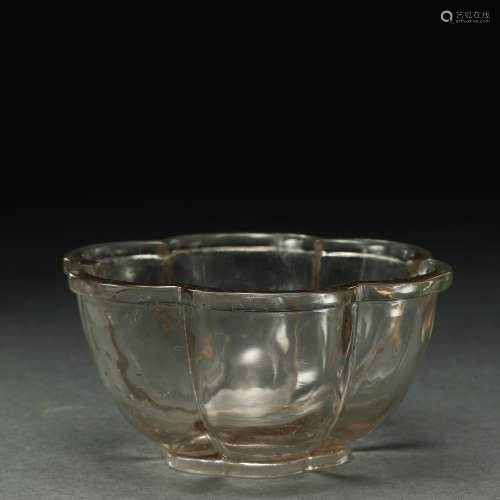 QING DYNASTY, CRYSTAL BOWL