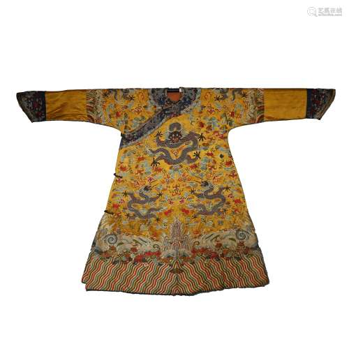 QING DYNASTY, KESI DRAGON ROBE