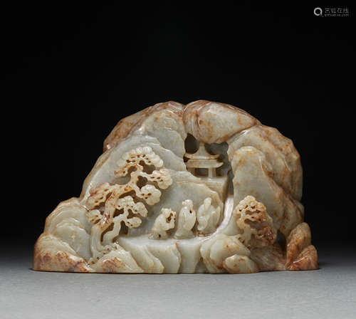 QING DYNASTY, JADE CARVED DECORATION