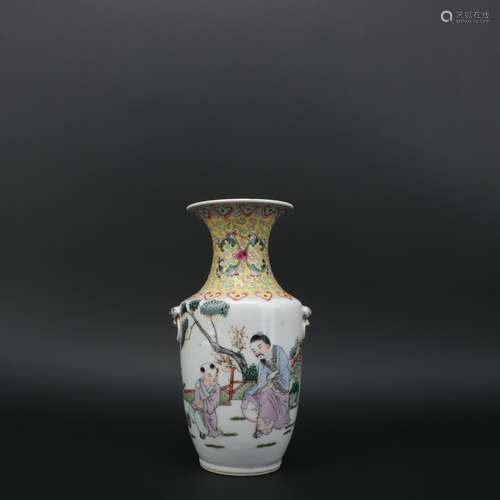 Famille Rose Vase