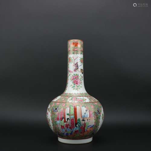 Canton-Enamel Globular Vase