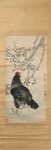 Rooster by Xu Beihong