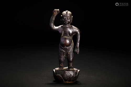 明代 古銅造釈迦誕生仏 佛像