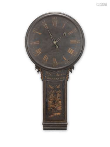 A late 18th century Chinoiserie decorated tavern clock Willi...