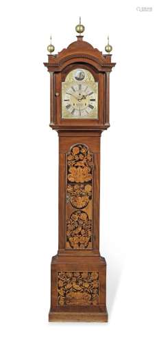 A good late 17th century month-going longcase clock movement...