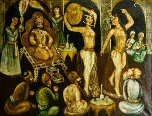 At the Shah's court, the dancers PERSIA, FIRST QUARTER OF TH...