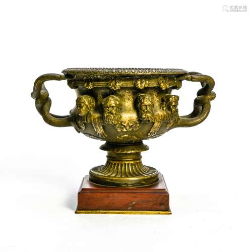 Warwick bowl LATE 19TH CENTURY WORK Bronze with golden-brown...