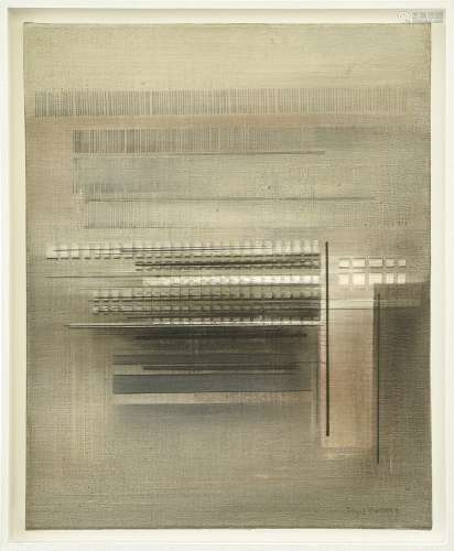Roger DUDANT (1929-2008) Composition, 1980 Oil on canvas, si...