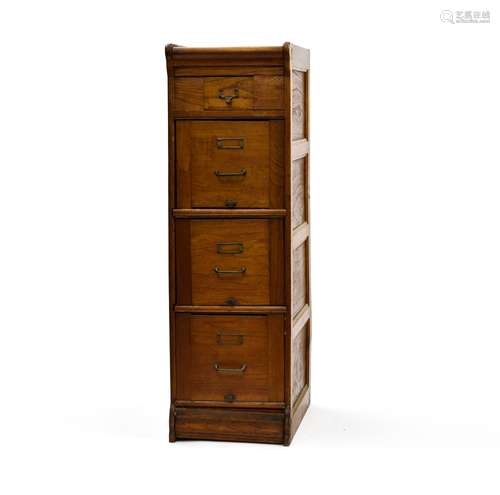 Office furniture EARLY 20TH CENTURY WORK Oak, with four draw...