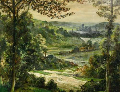 Walford Graham ROBERTSON (1866-1948) Ely Cathedral, 1900 oil...