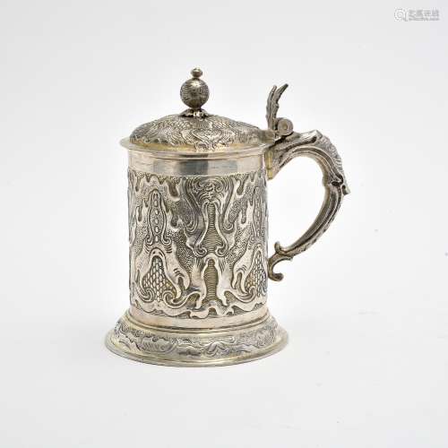 Covered mug or tankard GERMANY, LATE 19TH-EARLY 20TH CENTURY...