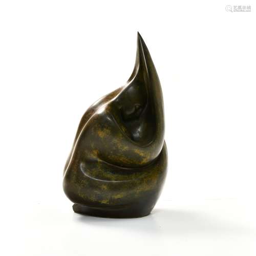Anne CANNEEL (Born in 1950) Nocturnal, 1996 Bronze sculpture...