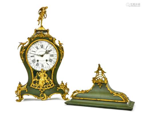 Louis XV cartel clock with its console LAMBREGHTS IN ANTWERP...