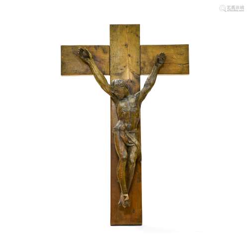 Large crucifix FLANDERS, 17TH CENTURY With the Christ, made ...