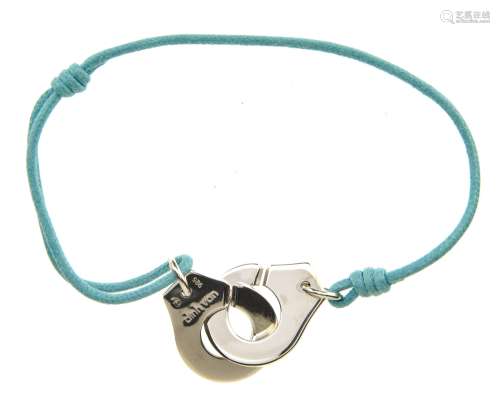 Dinh Van Menottes R15 cord bracelet Sterling silver. Large m...
