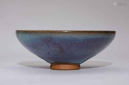 A June Ware with Purple Splashed Bowl