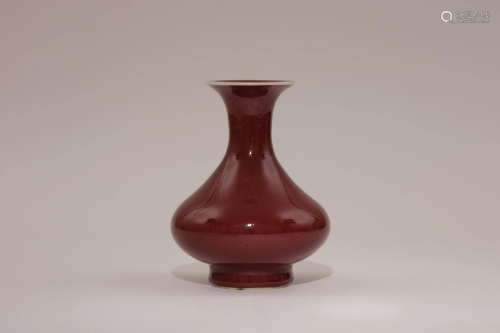 A Copper-Red Glazed Vase