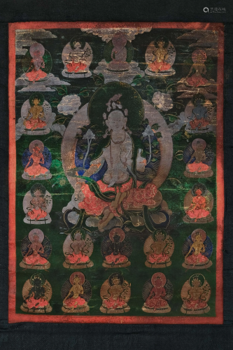 A Thangka of Twenty-One Tara