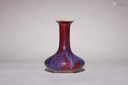 An Iron-Red Glazed Vase