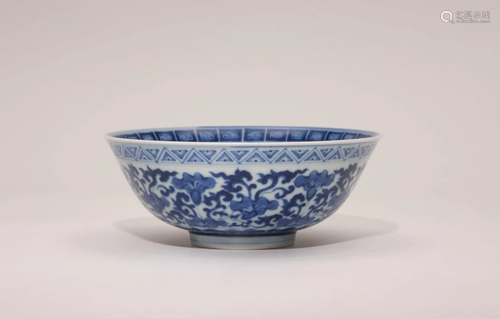 An Inter-Locking Lotus Bowl with Tongzhi Mark