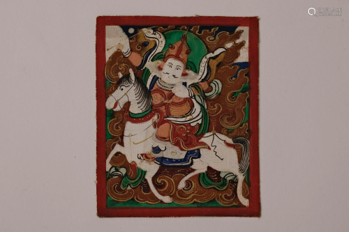 A Thangka of Dharmapala