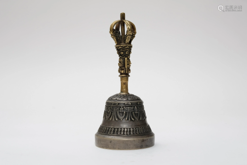 A 19th Century Tibetan White Copper Bell