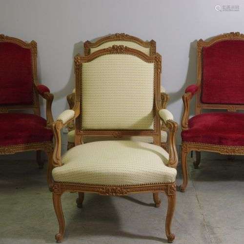 Suite de quatre fauteuils