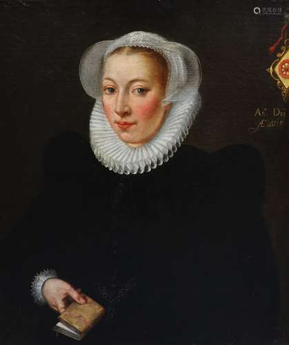 Follower of Goerztius Geldorp (1553-1618)Portrait of a Lady ...