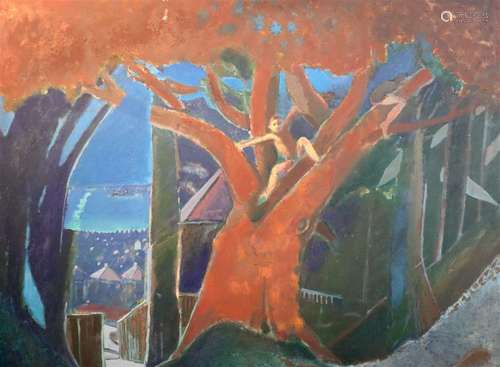 § Harold Mockford (1932-)'The Big Tree'oil on boardsigned an...