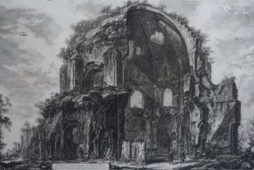 Giovanni Battista Piranesi (1720-1778)Veduta del Tempio Otta...