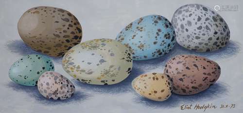 § Eliot Hodgkin (1905-1987)Study of speckled eggsTempera on ...