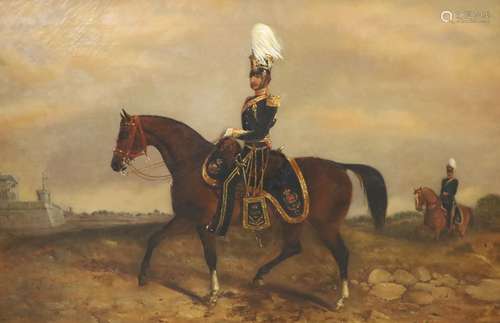 19th century English SchoolPortrait of Major John Hale Bagde...