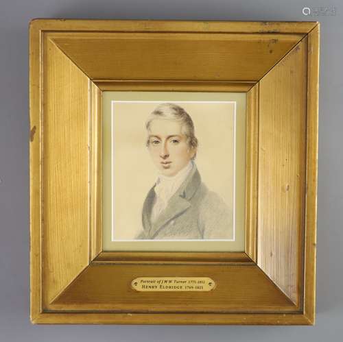 Attributed to Henry Eldridge (1769-1821)Portrait of J.M.W. T...